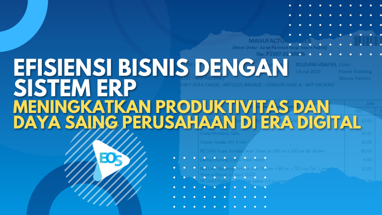 Manfaat Sistem Erp Terintegrasi Untuk Efisiensi Operasional Bisnis Kunci Sukses Di Era Digital